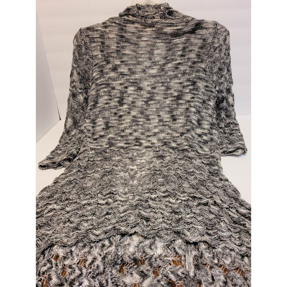 Simply‎ Couture black sweater cardigan, M/L